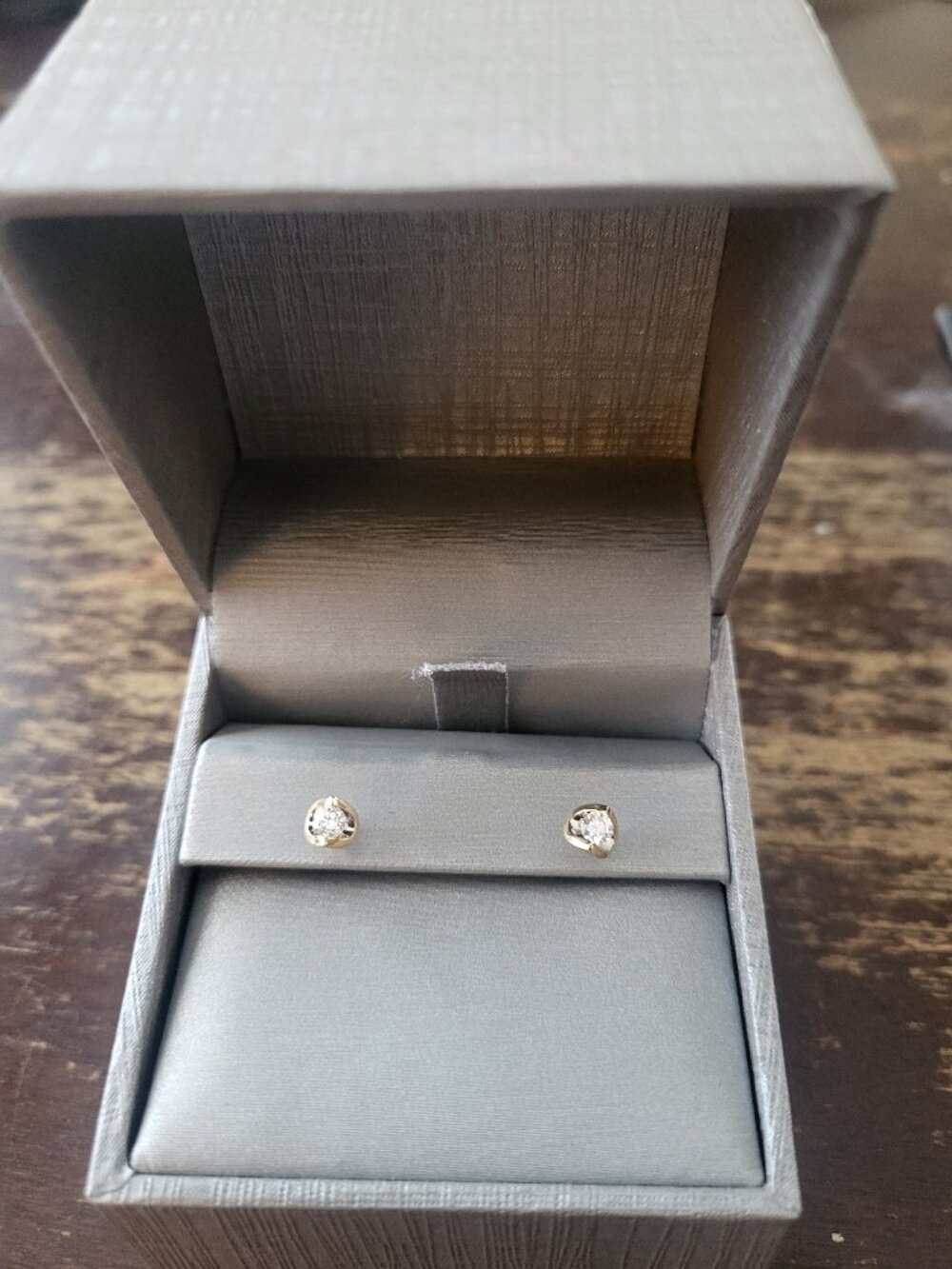 diamond earrings and diamond necklace